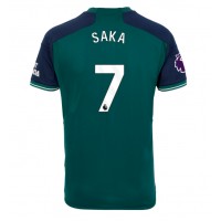 Camiseta Arsenal Bukayo Saka #7 Tercera Equipación Replica 2023-24 mangas cortas